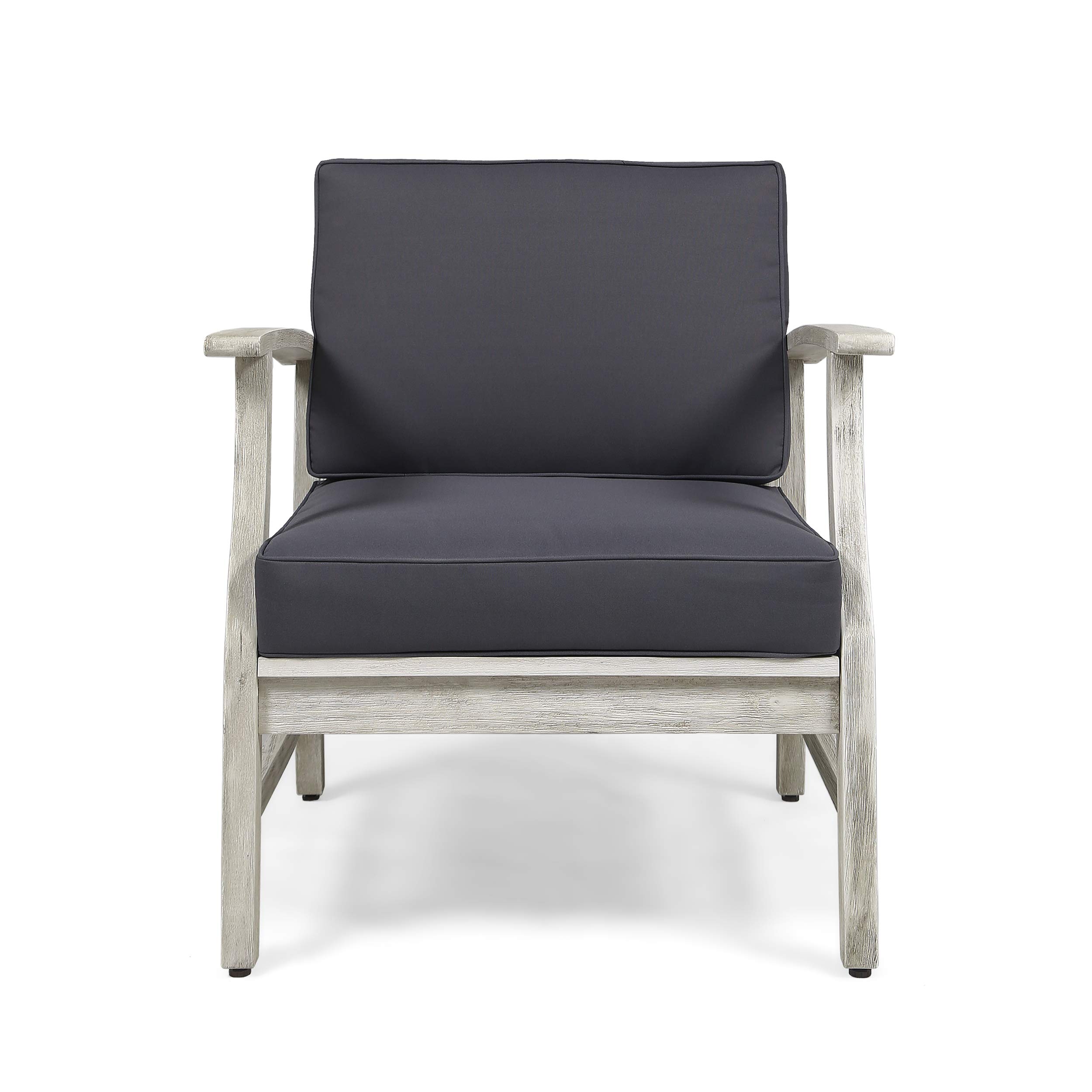 Perla Club Chair, Light Grey
