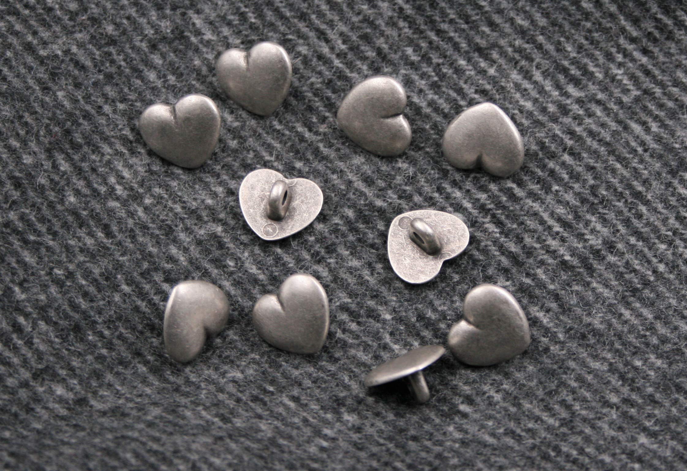 Mousqueton Coeur En Métal Argenté 42mm