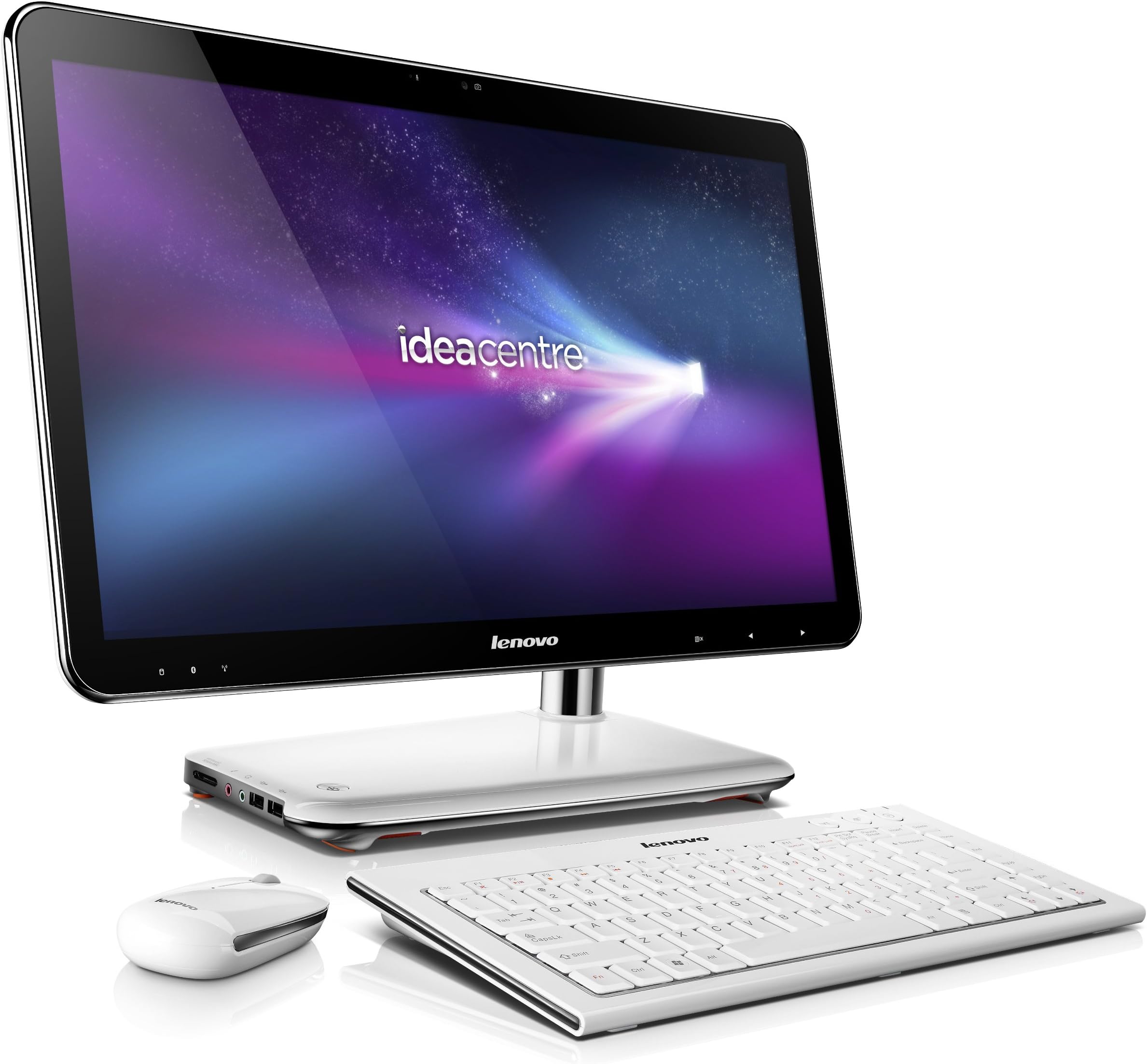 Lenovo IdeaCentre A320 21.5 inch All-in-One Desktop PC (Intel Core i3-2310M 2.1GHz, 4Gb, 750Gb, External DVDR, LAN, WLAN, Webcam, BT, TV Tuner, Windows 7 Home Premium) - White