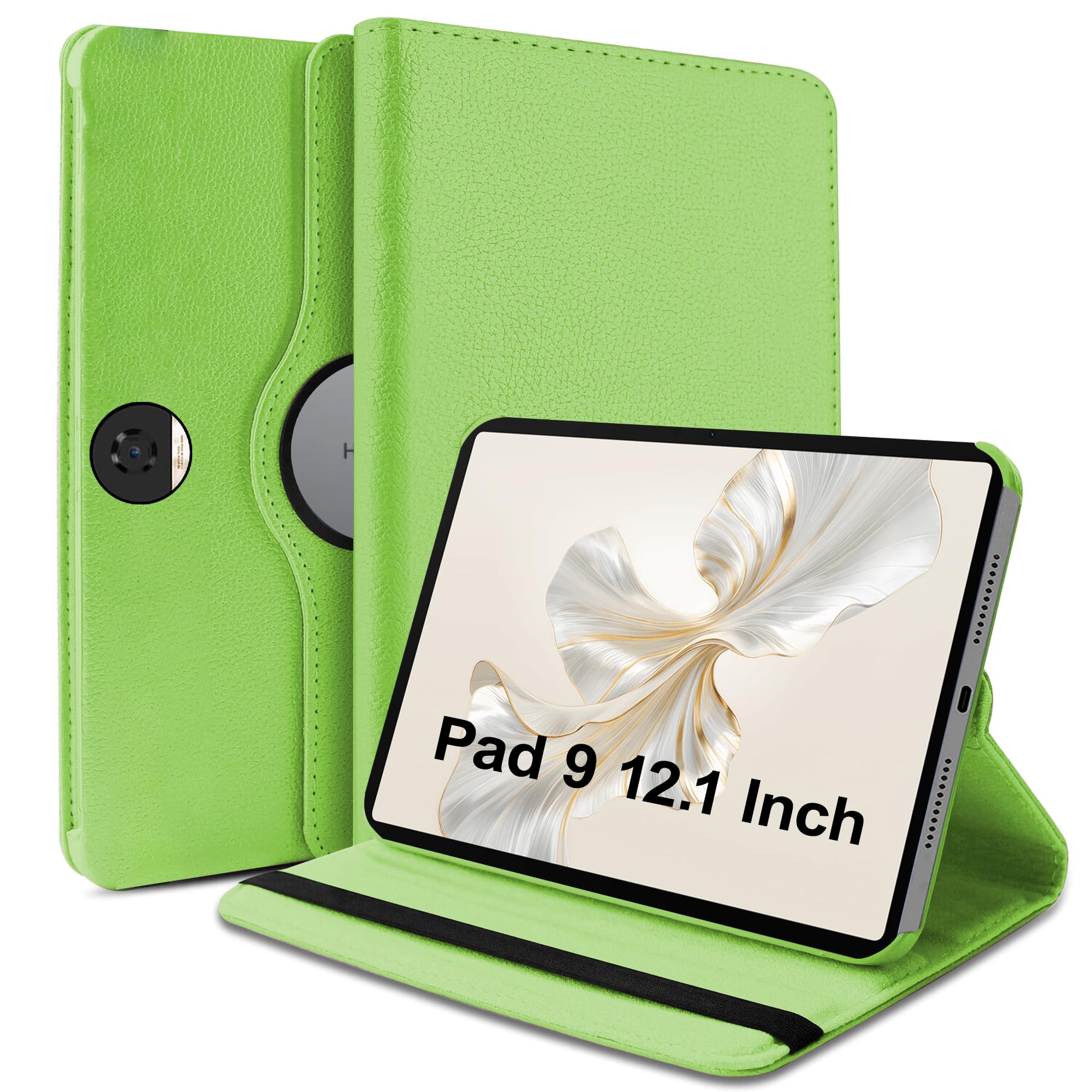 TGK Rotating Cover for Honor Pad 9 12.1 Inch Tablet Leather Flip Case (Black) (B0D7TR9MP7) Amazon Price History, Amazon Price Tracker