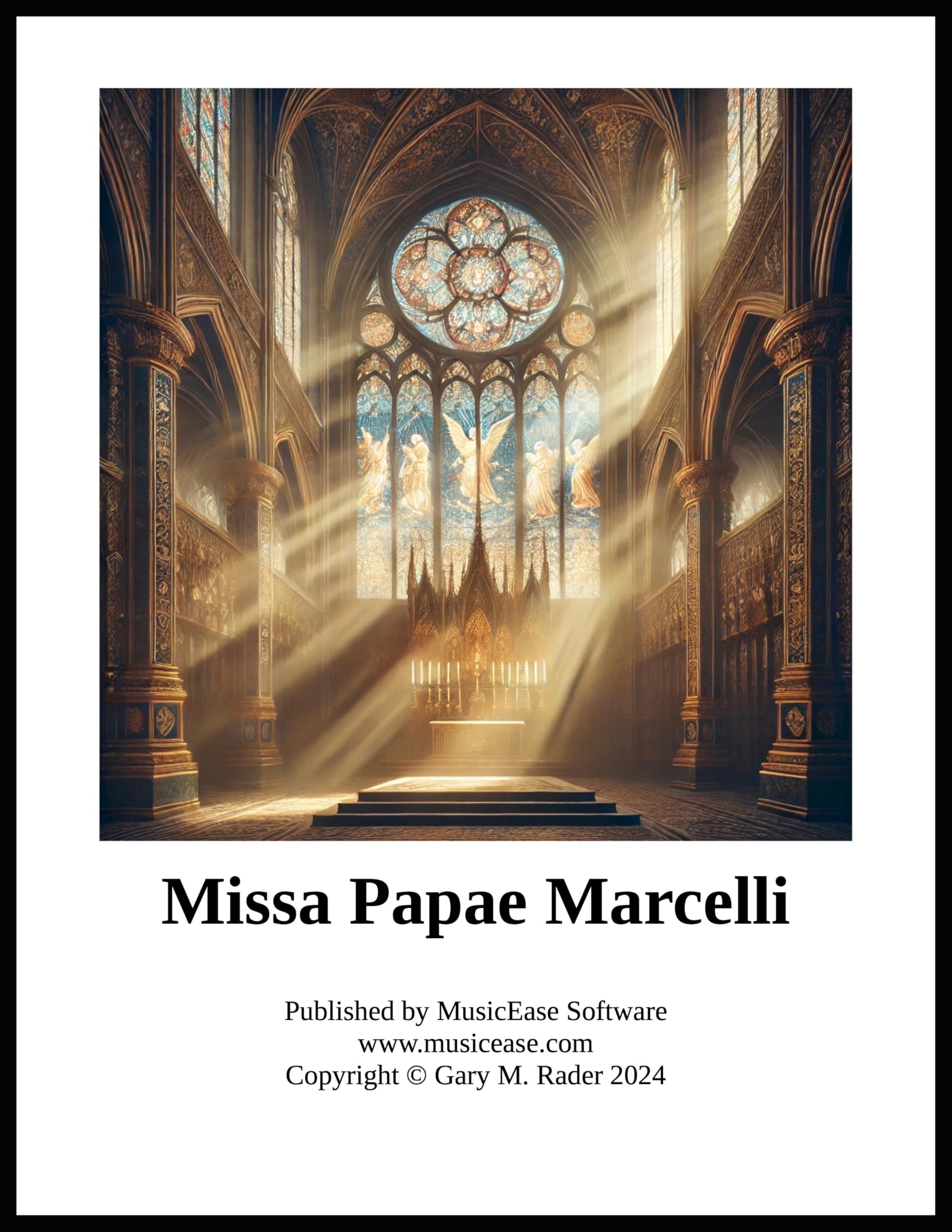Missa Papae Marcelli English Edition Livre Musique Renaissance Chant Polyphonique