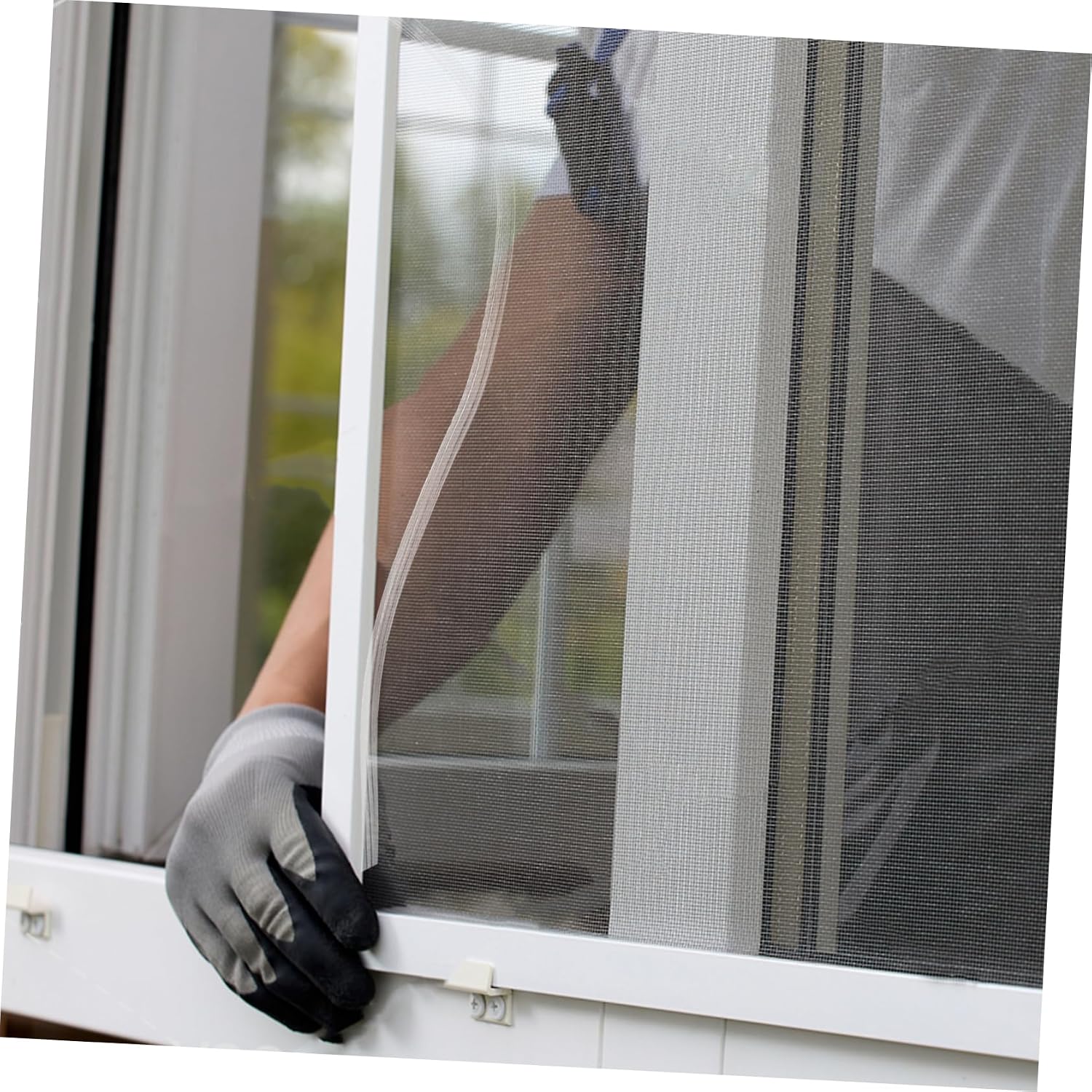 BESTYASH Window Screen Spline Repair Kit Bull Tendon Seal Strip for Easy Installation of Window Screen Frames No Tools Required Keeps Dust