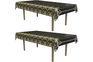 Beistle Great 20’s Print Tablecover: A 1920s Extravaganza for Your Table
