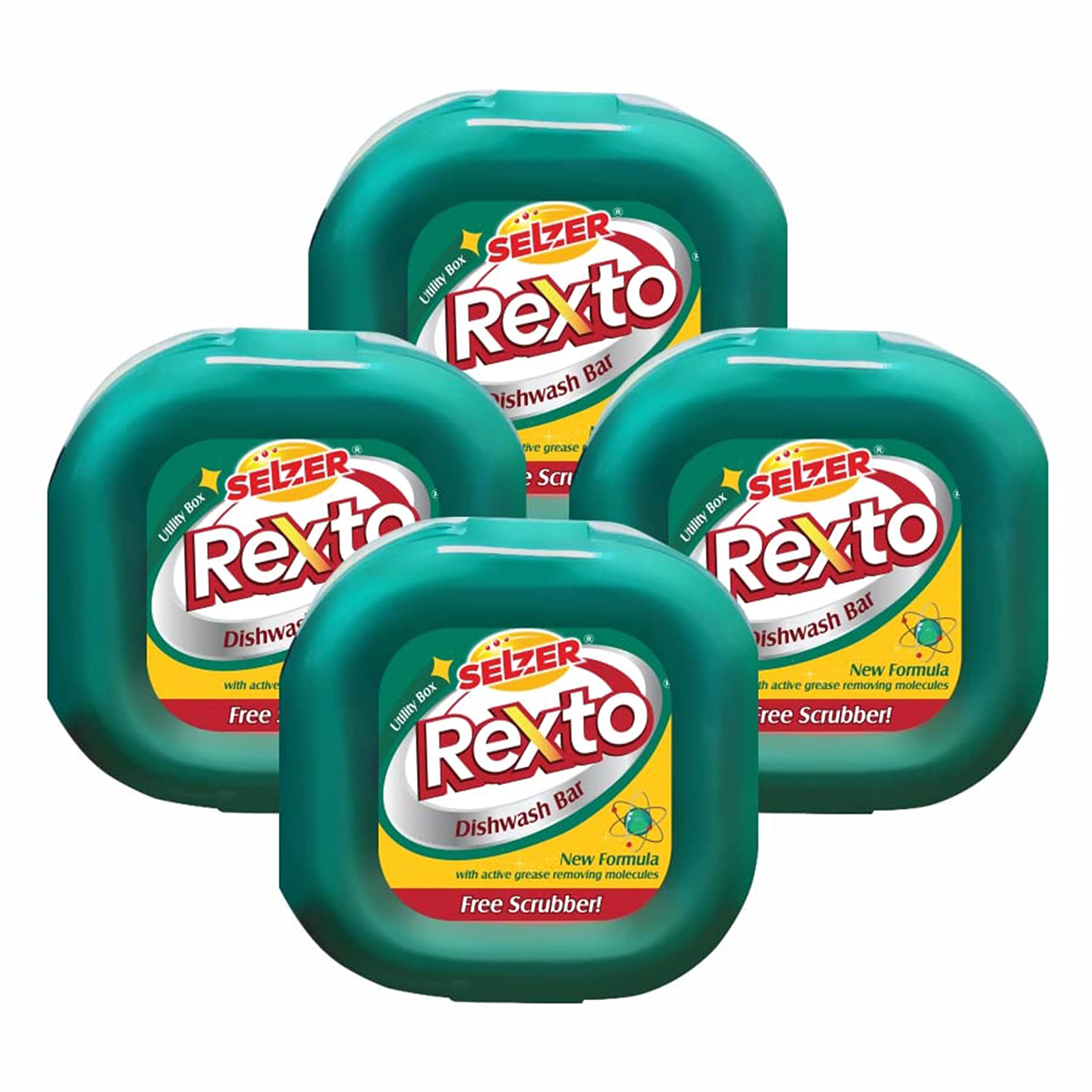 Selzer Rexto Dishwash Utility Bar, Tough Stain Removal, Hygienic & Refreshing Dishwasher Bar - 500 gm (Pack of 4) (B0BRJ344M6) Amazon Price History, Amazon Price Tracker