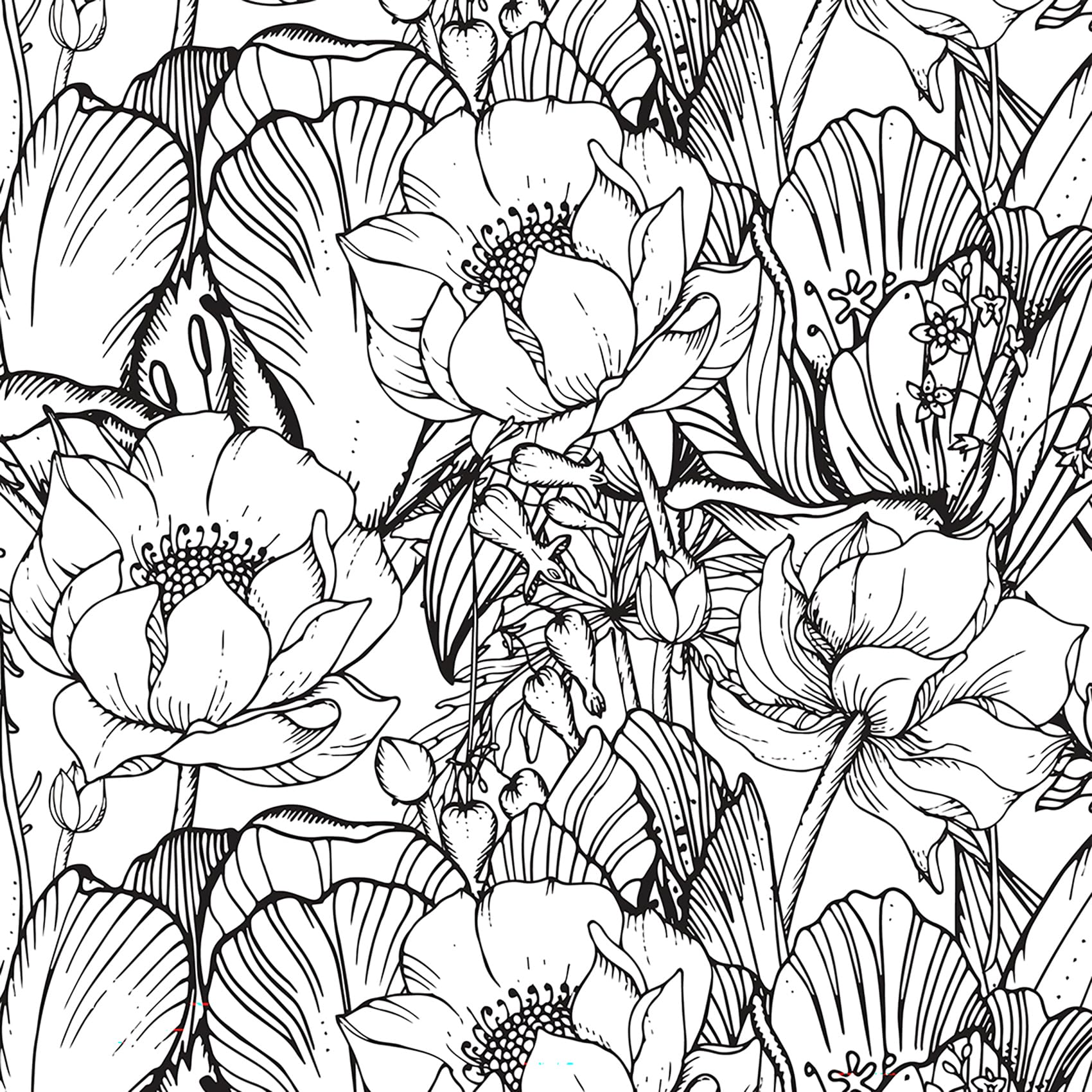 Livelynine 17.5x276 Vintage Floral Peel and Stick Wallpaper Black and White Flowers Spring Garden Farmhouse Black Floral Wall Paper for Bathroom