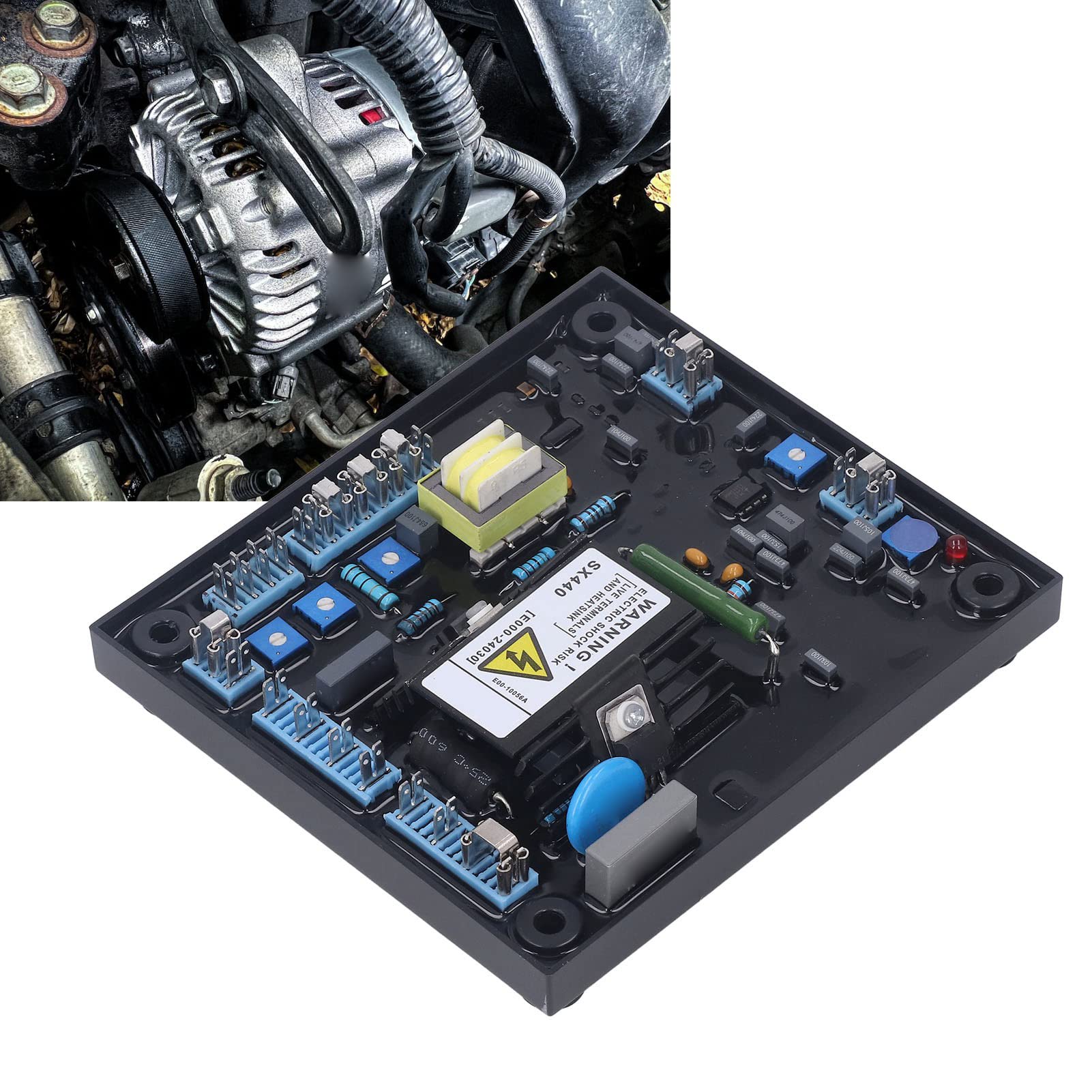 SX440 Zestaw Generatora Diesla Automatyczny Regulator Napięcia 1 Faza 2 Drut AVR Regulator Napięcia Wzbudzenia Płyta Regulatora 190-264V
