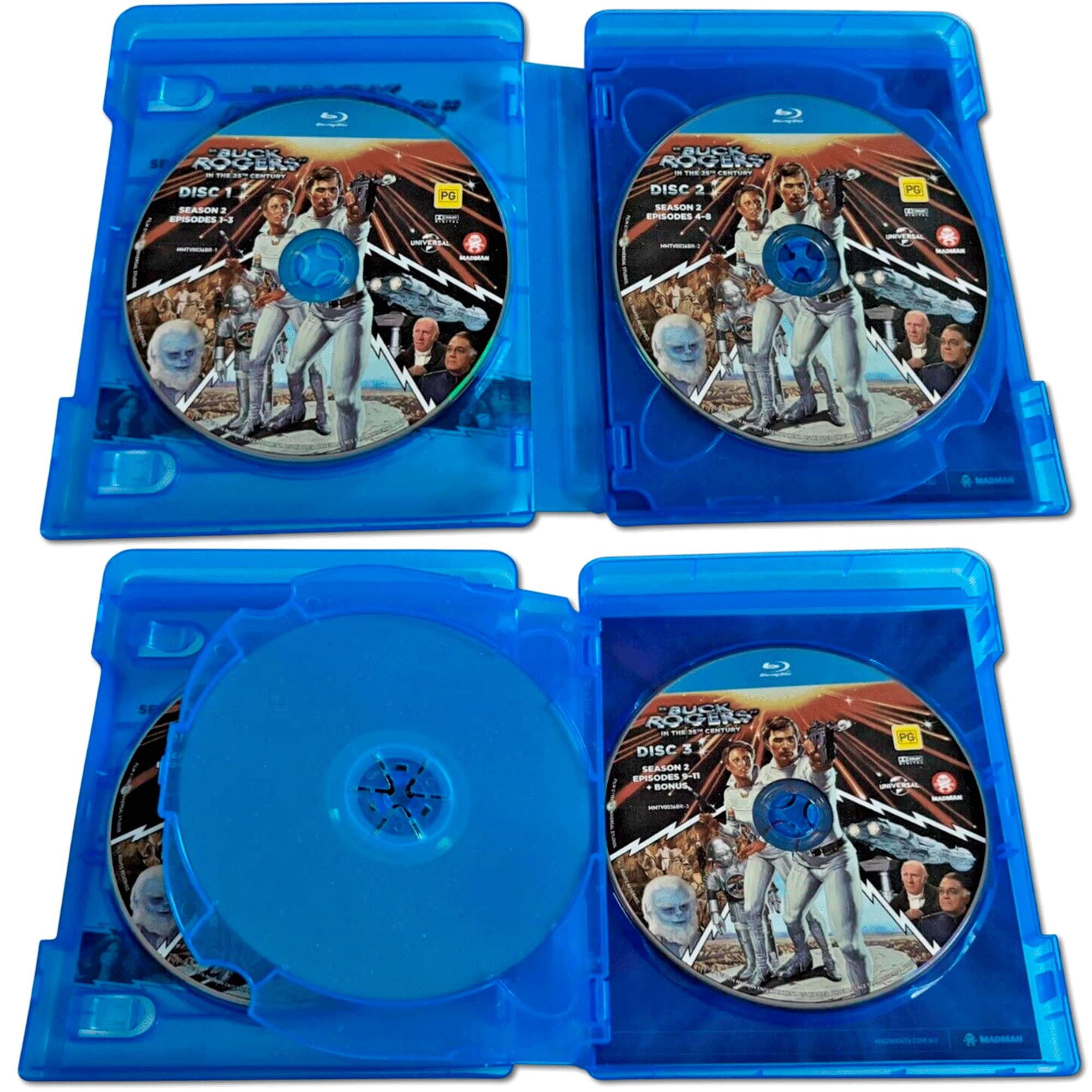 Buck Rogers in the 25th Century: The Complete Series [8-Disc Set] [1979-1981] [Blu-ray] [Region Free]
