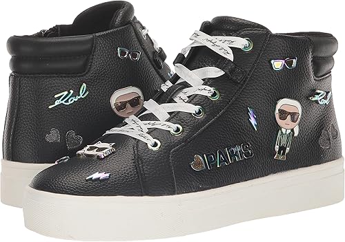 Miniatura 7 de Karl Lagerfeld Paris Womens High Top Catty Pin Sneaker