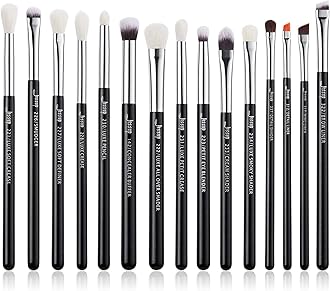 T177 Jessup Makeup Brush Set 10pcs Black Make up Brushes
