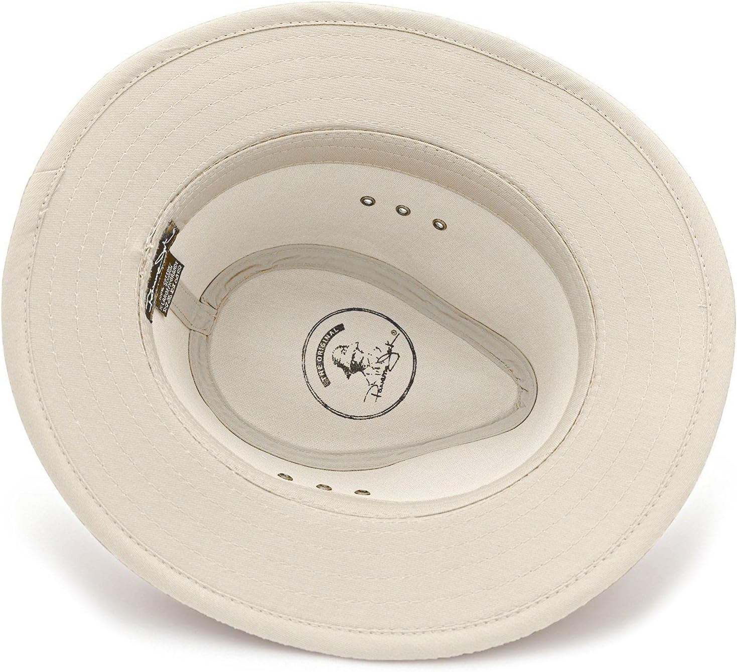 Panama Jack Men's Original Canvas Safari Sun Hat, UPF 50+ Sun Protection Cap, 2.5" Brim - Image 4