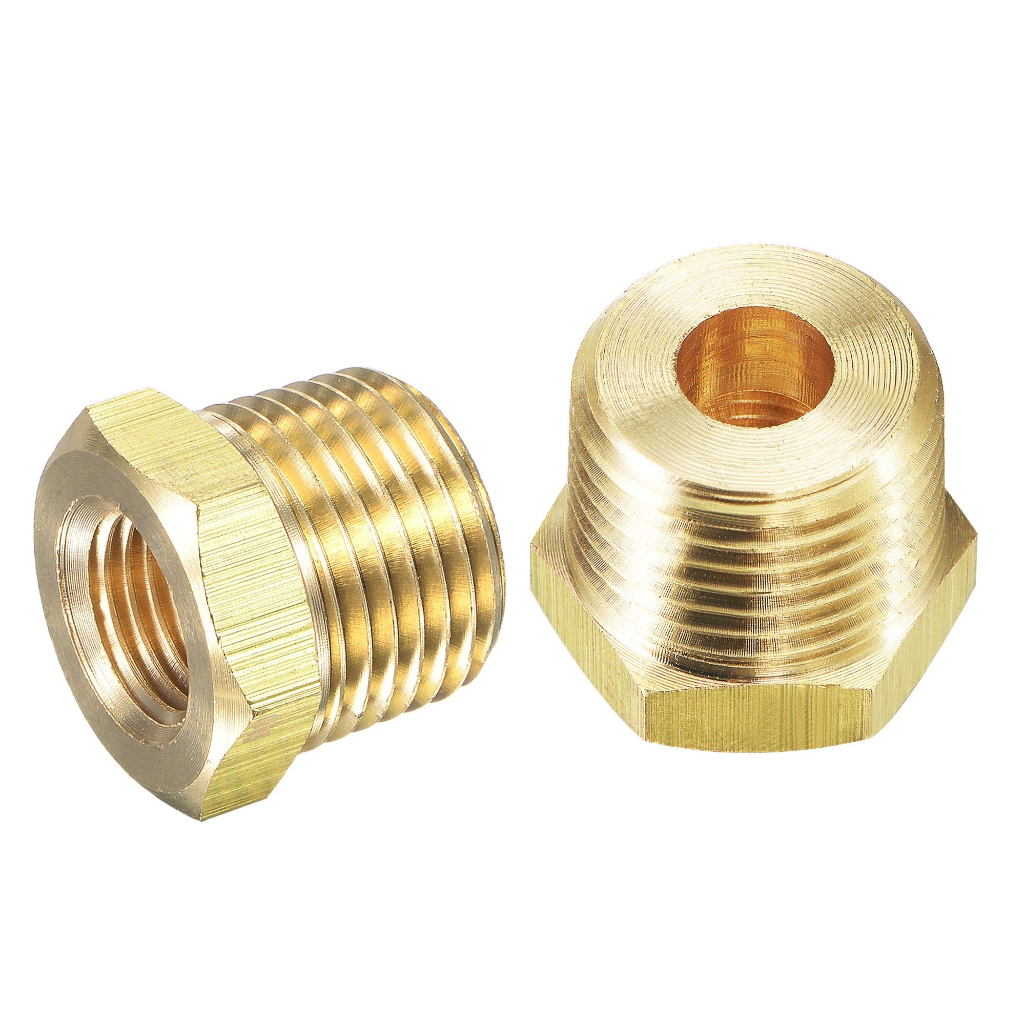 Buy sourcing Brass Pipe Fitting Reducer Adapters 1/2NPT Male x 1/4NPT