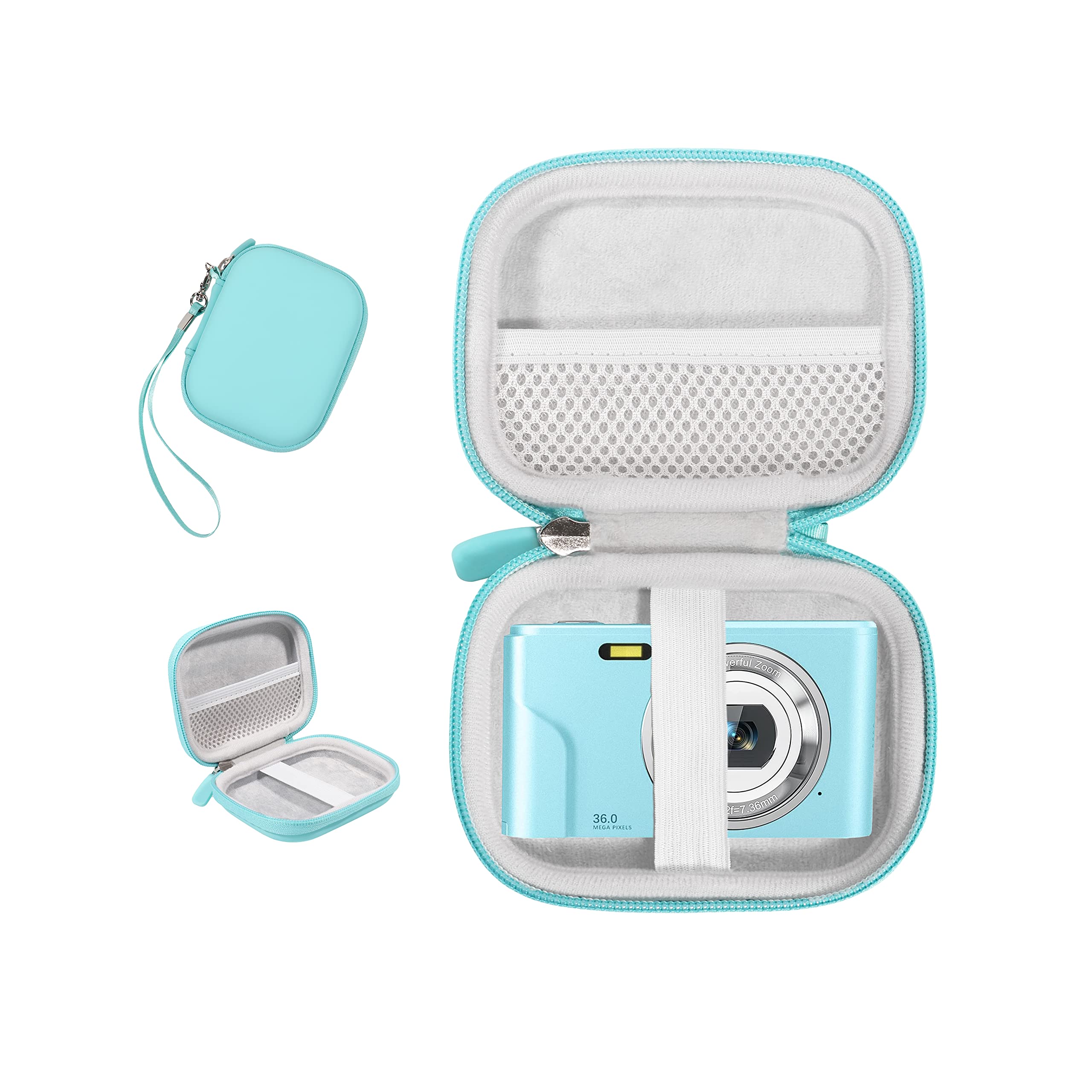 alltravel Digital Camera Case for Kodak PIXPRO Friendly Zoom FZ243-BK, Sevenat Kids Camera, KIDS CAM, Zostuic Autofocus, Lecran