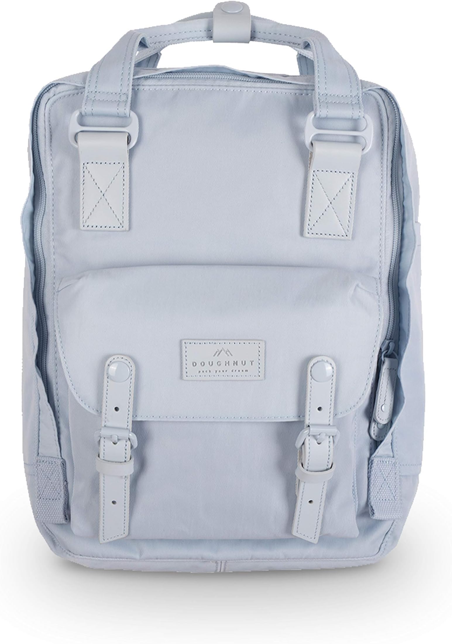 Doughnut Macaroon Pastel Series 16L Travel Backpack Ladies College Lightweight Commuter Casual Daypacks Bag Backpack (Blue Lotus)