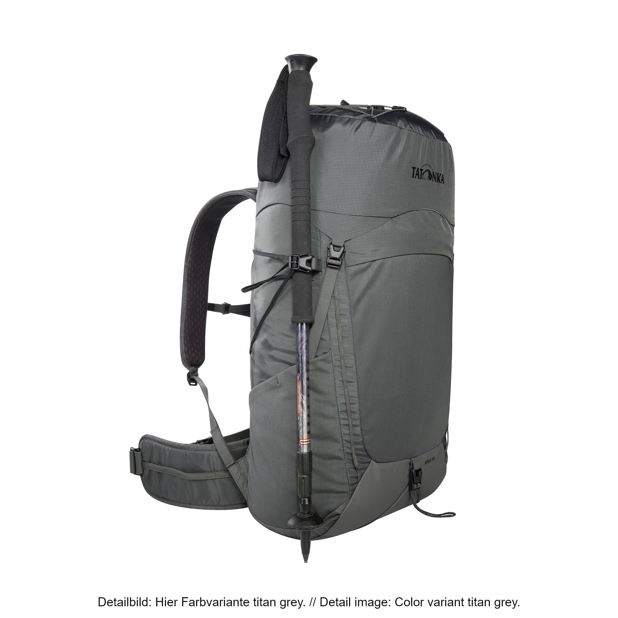 Tatonka Sac à dos de randonnée Norix 34 l - Sac à dos de randonnée avec grande ouverture dorsale, fixation mousqueton et volume de 34 l
