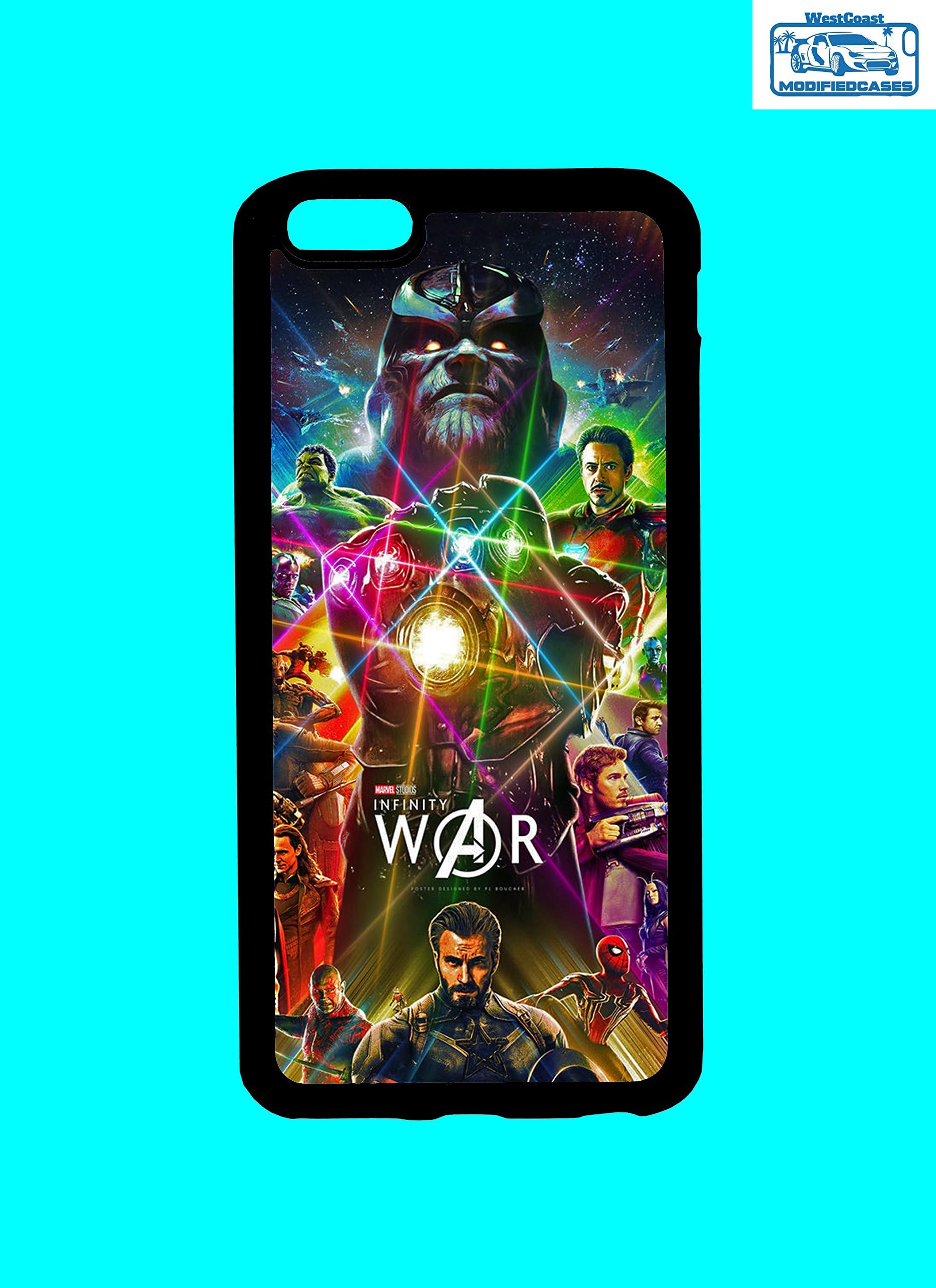 INFINITY WAR 2 MARVEL BUMPER PHONE CASE IPHONE 7&8 PLUS