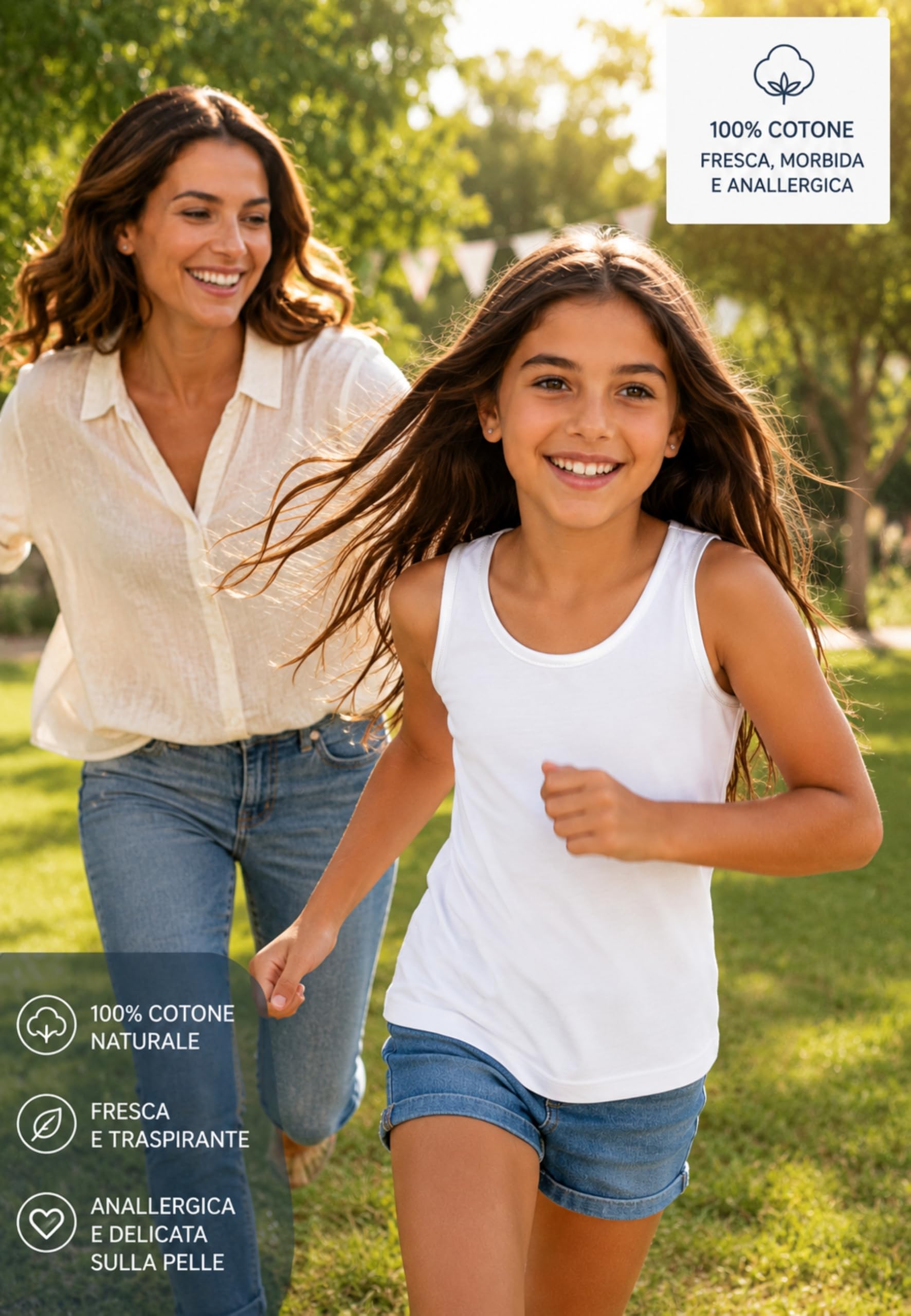 Intimitaly T-shirts et débardeurs pour garçon et fille en 100 % coton de qualité supérieure, respirant, hypoallergénique, de 3 à 14 ans, pour toutes les saisons