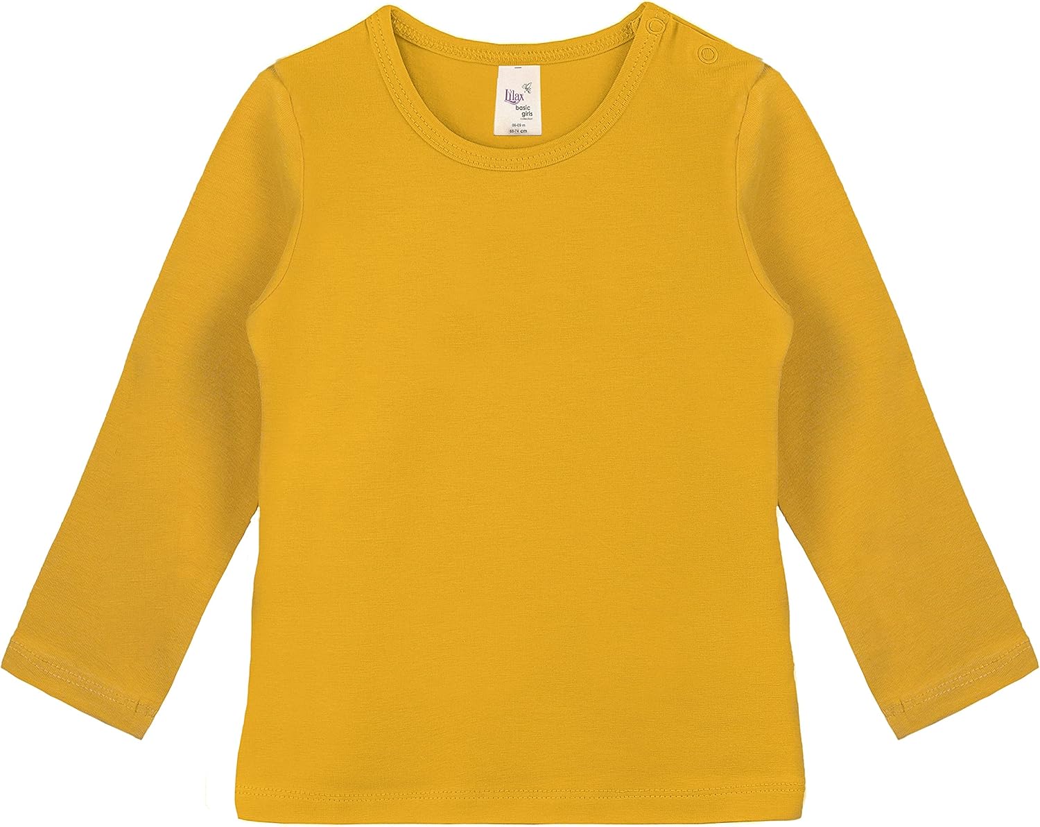 Lilax Baby Girls' Basic Long Sleeve Round Neck T-Shirt - Image 2