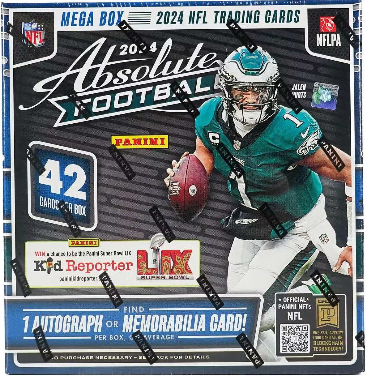 2024 Panini Absolute Football MEGA box (6 pks/bx)