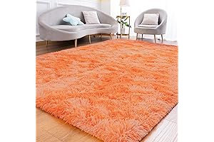 Cozy Orange Pink Dorm Room Rug: A Splash of Vibrance for Your Space