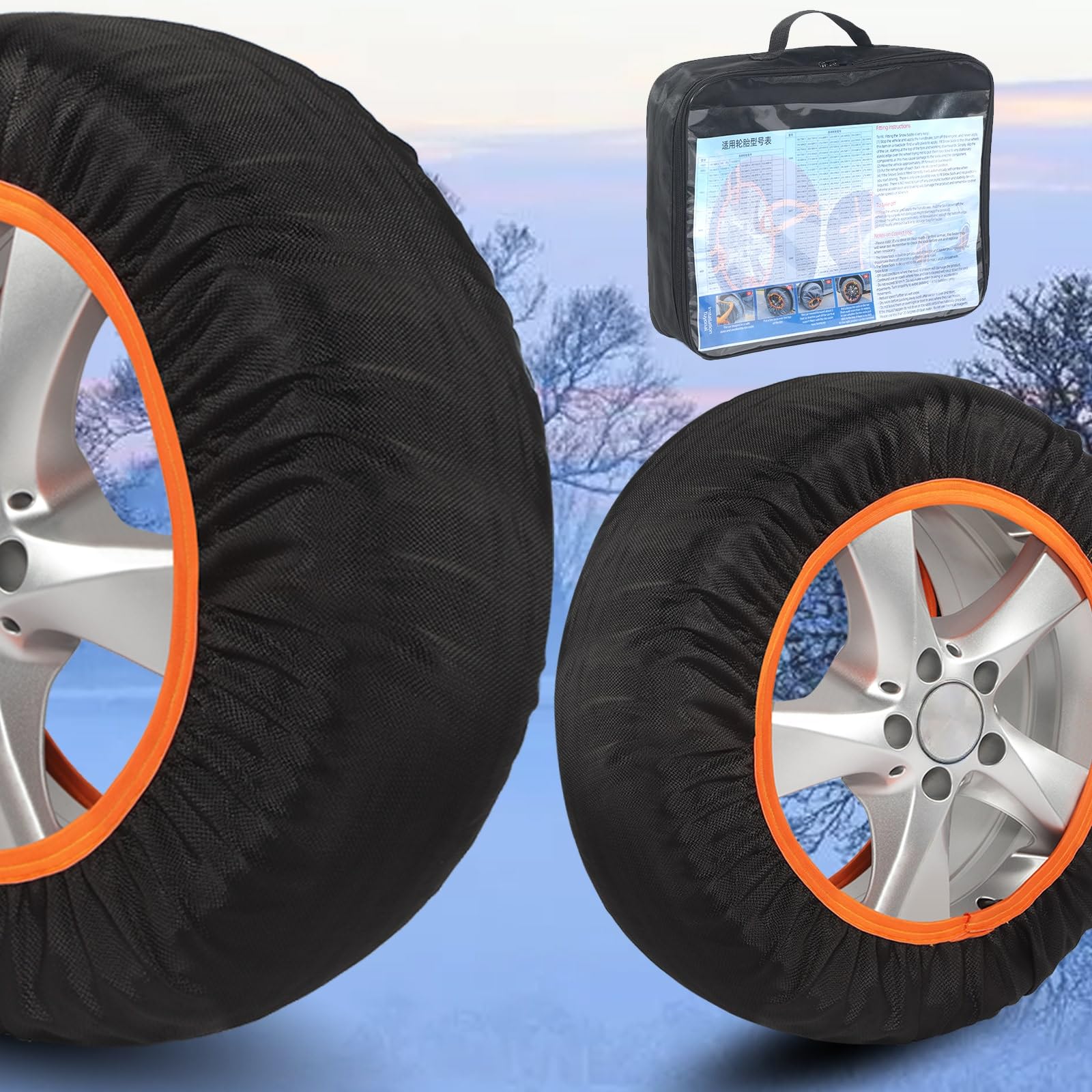 Amazon.co.jp: タイヤチェーン 265/70R16 布製タイヤチェーン 軽自動車 