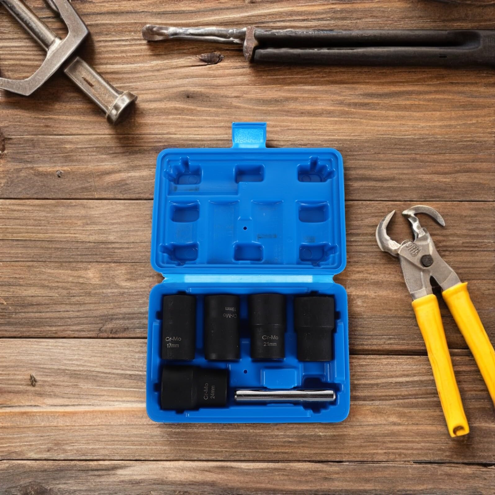 Angoily Extracteur De Boulons à Percussion Kit Outils De Réparation Pour Boulons Et Goujons Endommagés Outil Extraction Pour Ateliers De Pneus Et Garages Automobile