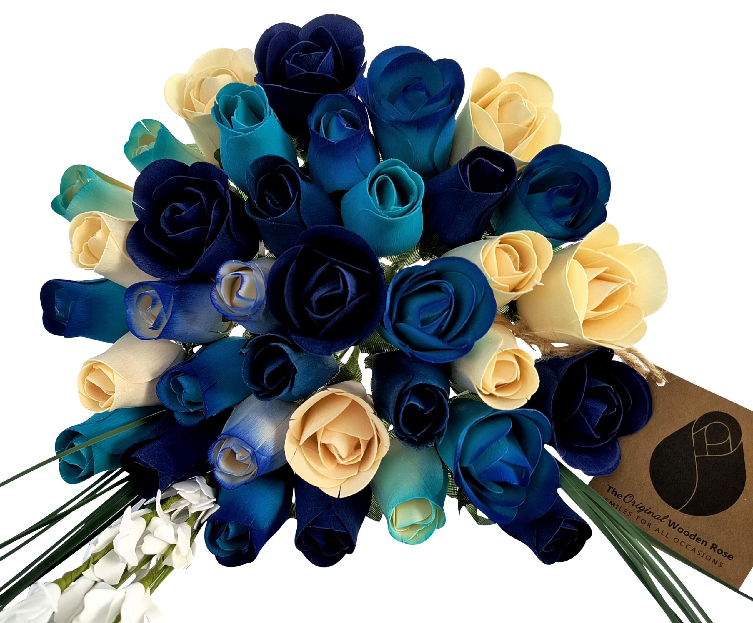 Amazon.com: The Original Wooden Rose Deluxe Blue Berries and Cream ...