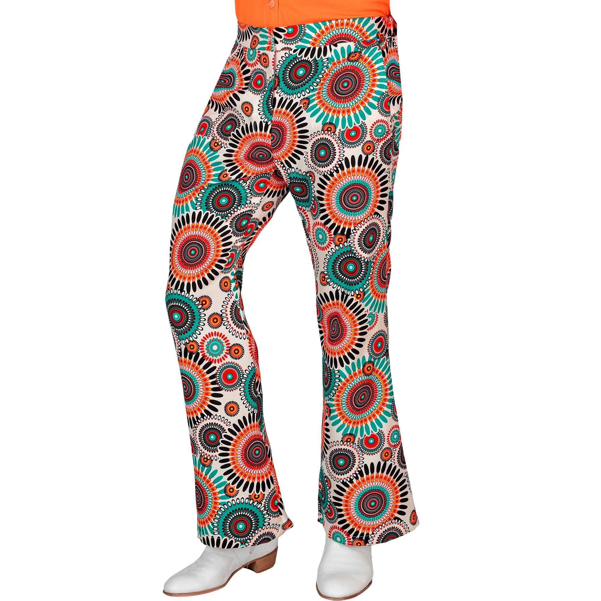 WIDMANN MILANO PARTY FASHION - 60s Men's Hippie Reggae Flower Power Disco Fever Schlagermove Trousers