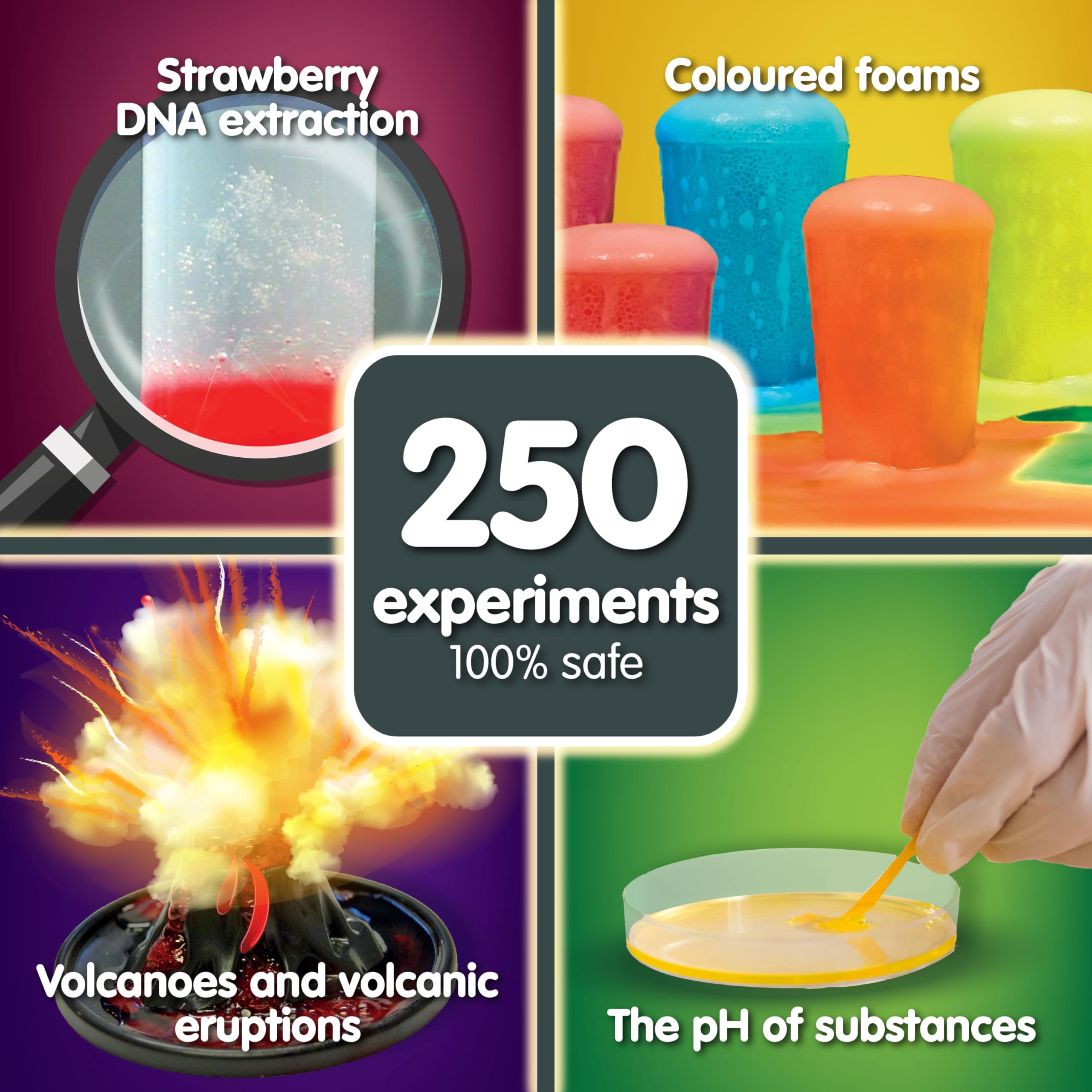 Science4you 250 Science Experiments for Kids, Have Hours of Fun with This Educational Science Kit, Learn Physics, Chemistry - Image 3