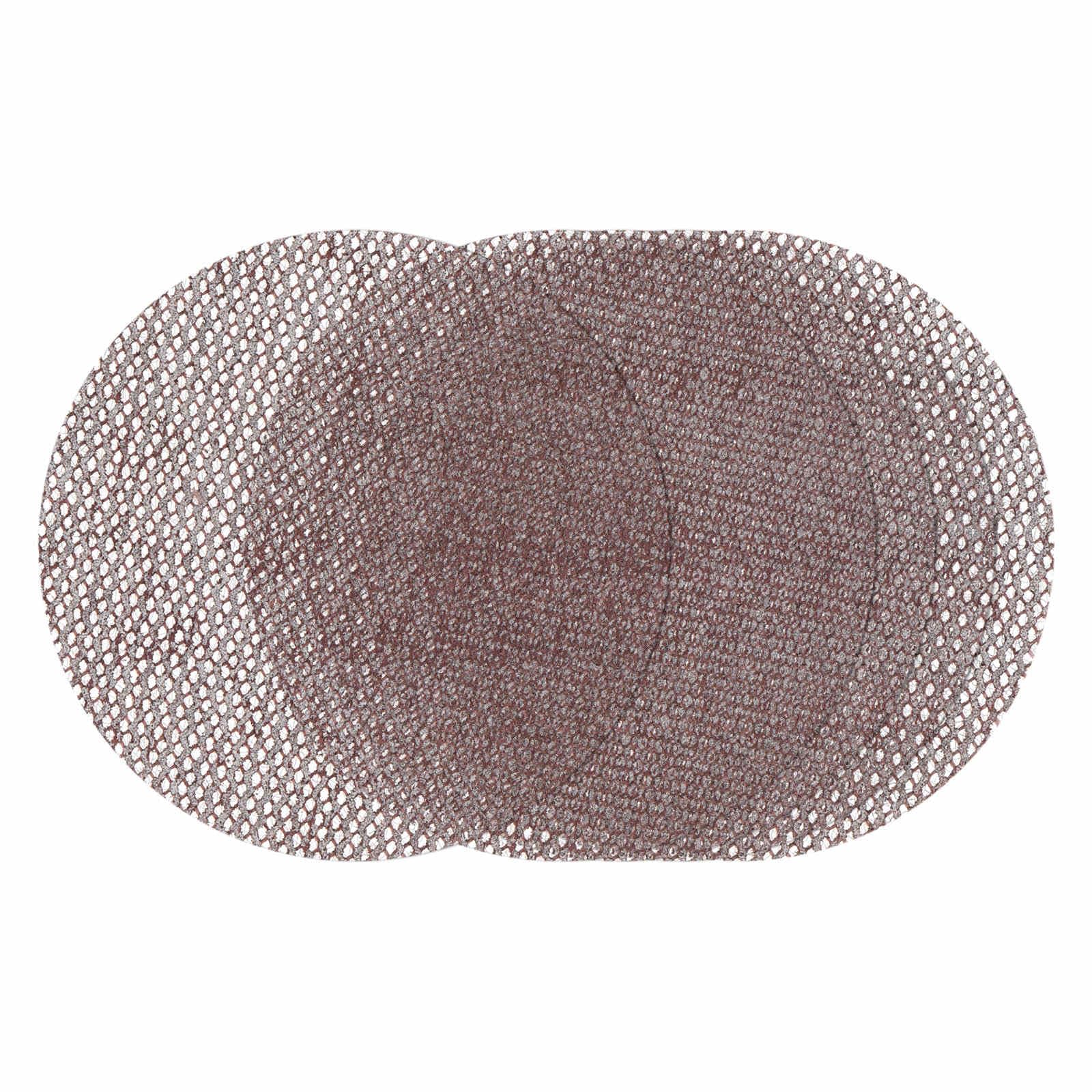 Kozelo 3 Pcs Grid Sanding Discs 50 mm 100 Grit Hook and Loop Orbital Sandpaper Suitable for Drywall Sander Wood Metal Furniture