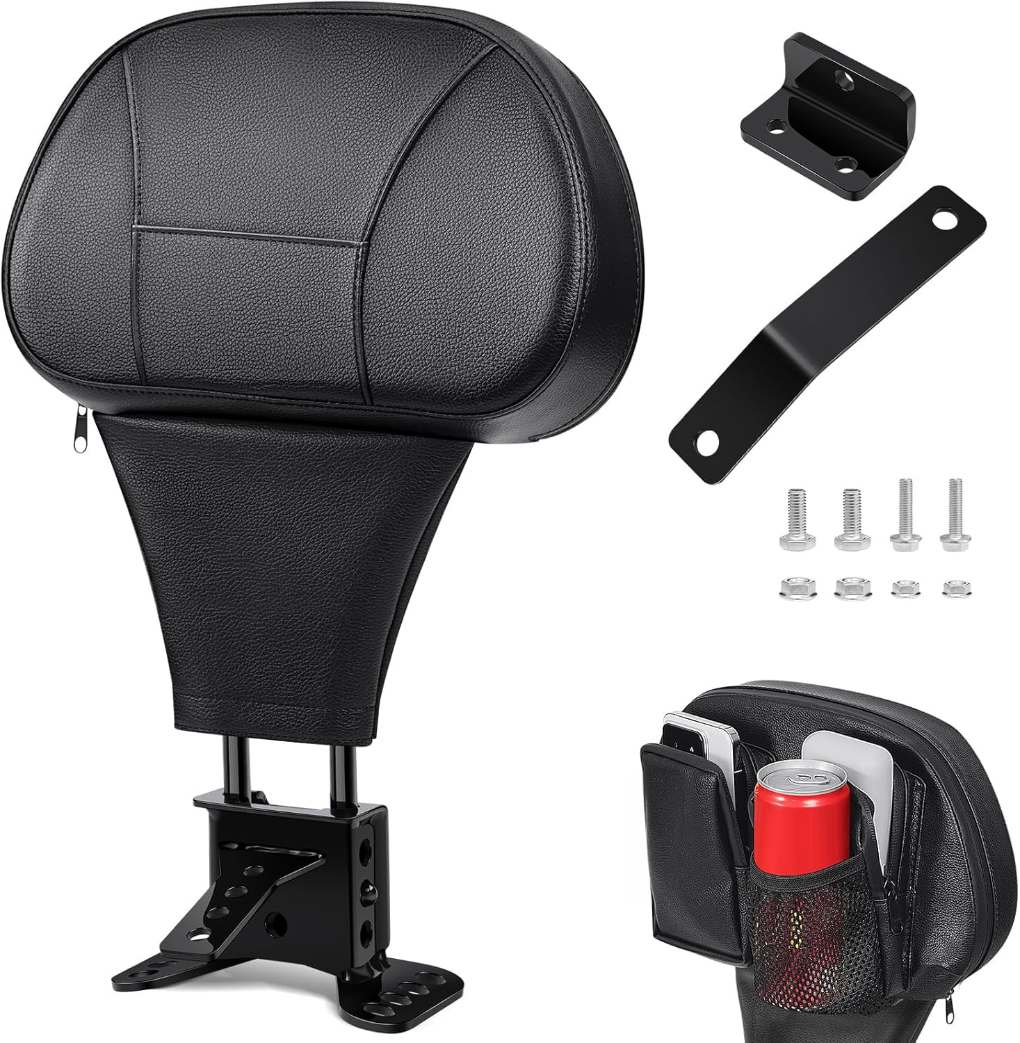Photo 1 of Benlari Adjustable Driver Backrest for Harley Davidson Touring 1997-2024