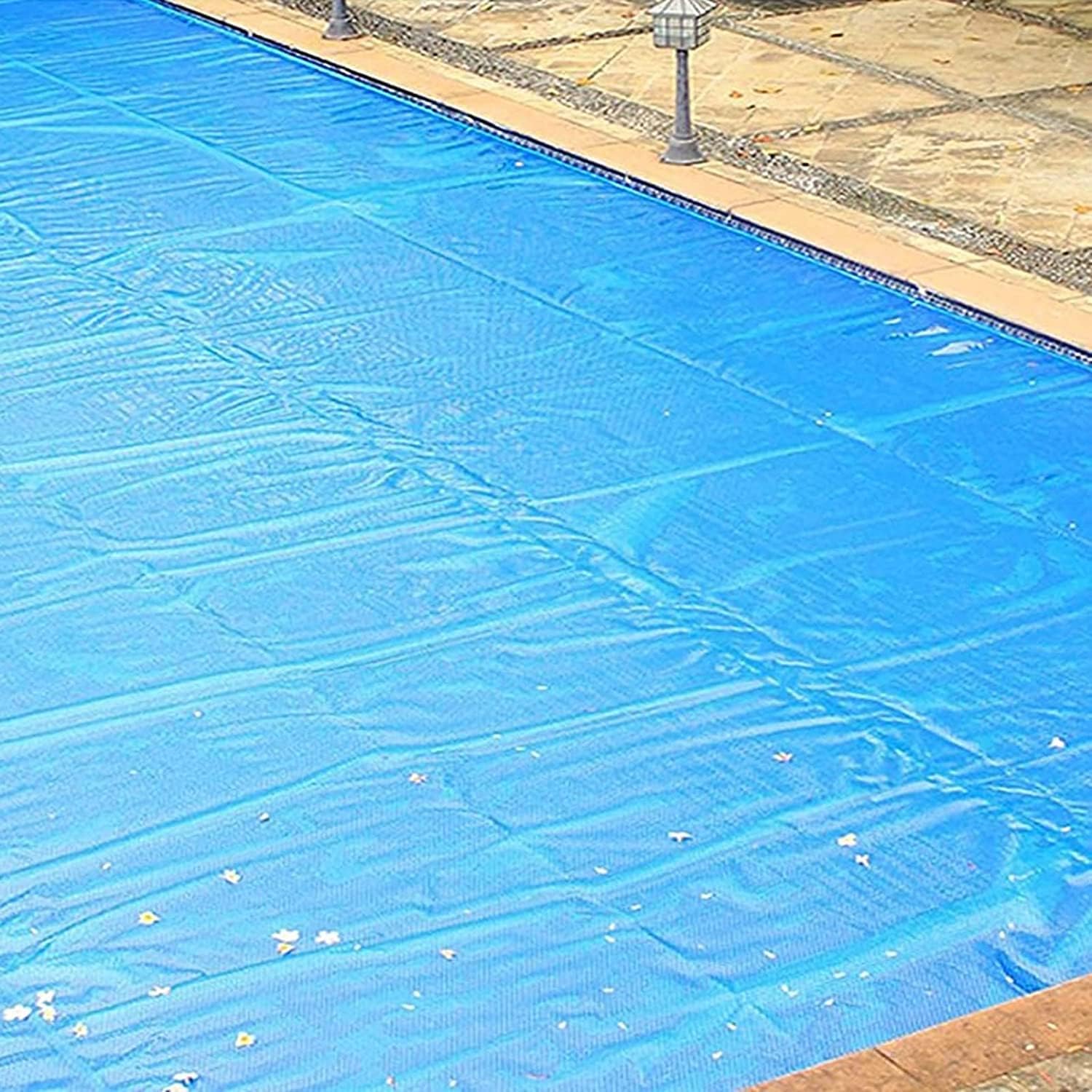 Pool Cover Dust-proof Pool Bubble Cover, Extra Large Swimming Pools Covers Protector, 2m/3m/4m/5m/6m/7m/8m/9m/10m Long Pool Warmers Wrap, Bubble-Side Down (Size : 200cmx500cm/6.5ftx16.5ft)