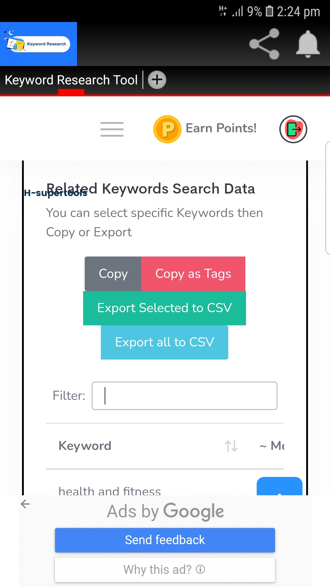 Free Keyword Research Tool