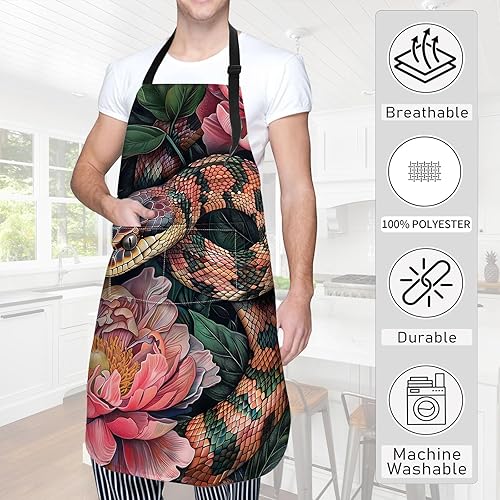 Miniatura 3 de Delantal Golden Retriever - Delantales para retrato de perro feliz