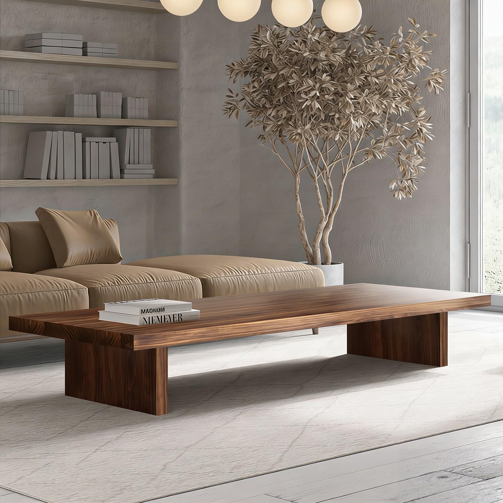 Table de salon en bois stable pour remplacer les meubles fragiles