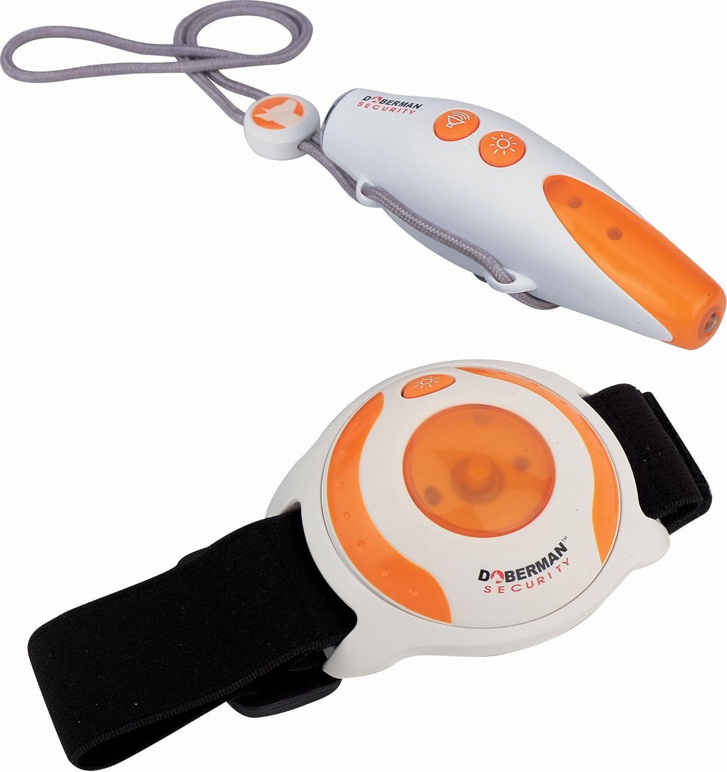 Doberman Security Personal Alarm and Whistle Combo SE0306OR, Emergency