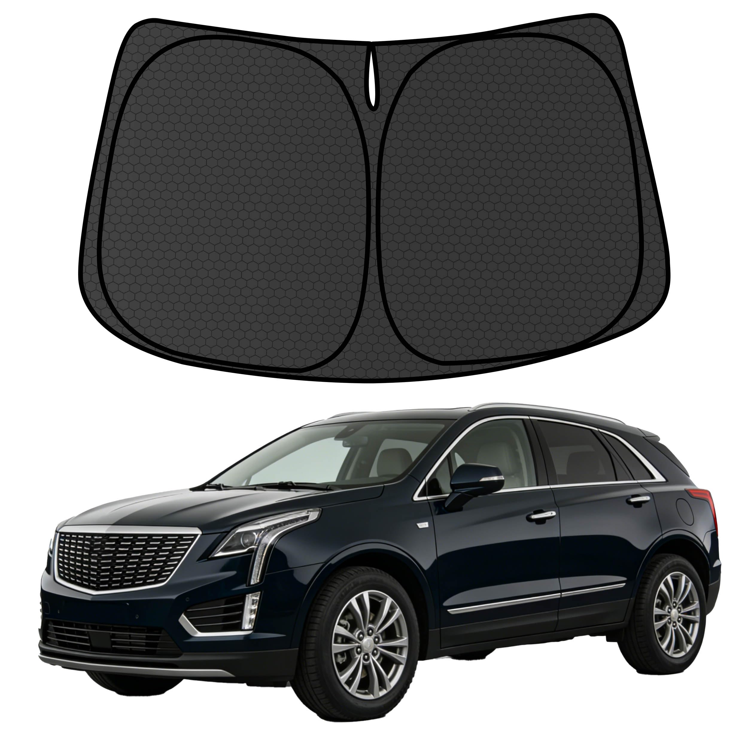 XT5 Customized Windshield Sun Shade for 2017 2018 2019 2020 2021 2022 2023 2024 2025 2026 XT5 Front Window Sunshade Visor Protector Foldable Blocks UV Rays Keep Car Cooler Accessories