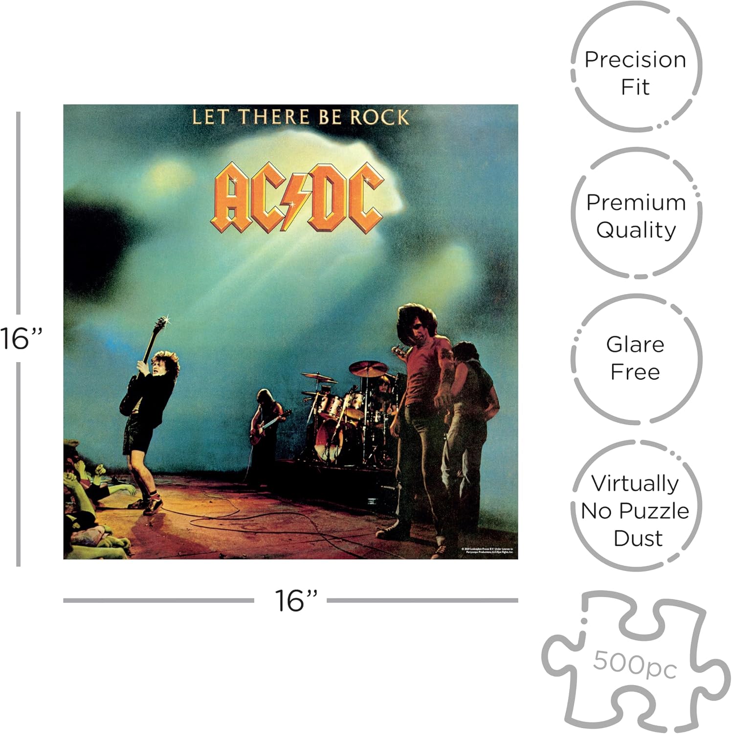 AC/DC Let There Be Rock (500 Piece Jigsaw Puzzle)