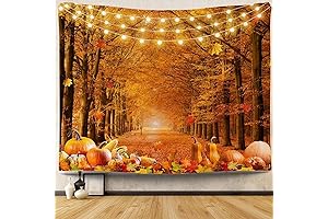 Mocsicka Thanksgiving Tapestry Autumn Forest Tapestry