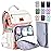 PILLANI Baby Diaper Bag Backpack - Large Bag for Boys & Girls, Waterproof Diaper Backpack - Travel Diaper Bags w/Changing Pad, Baby Registry Search & Shower Gifts - Essentials Must Haves Newborn Stuff