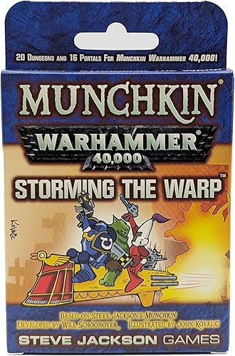 Miniatura 2 de Steve Jackson Games Munchkin Warhammer 40,000 Storming The Warp, juego de cartas de estrategia