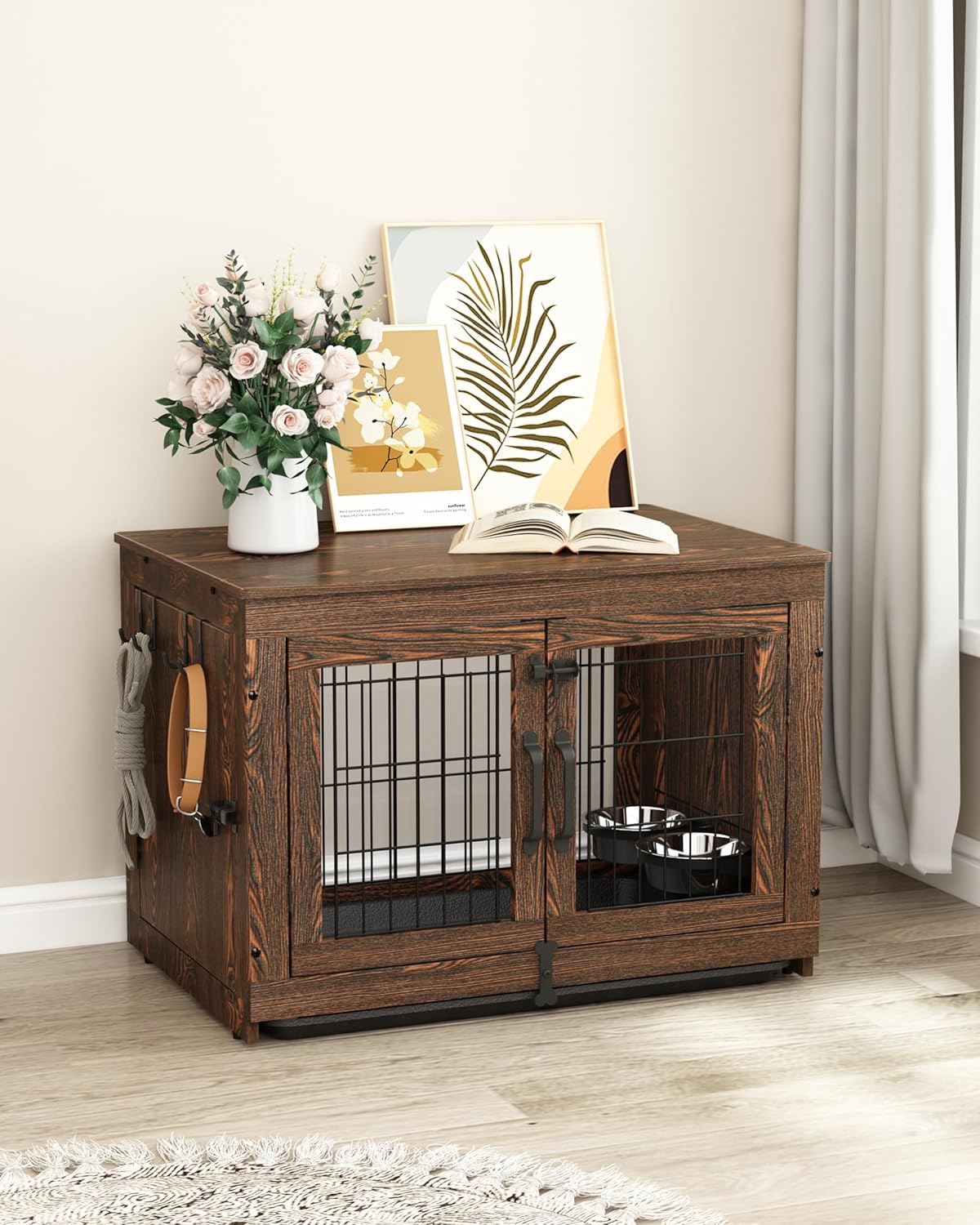 Stylish & Functional: Piskyet Wooden Dog Crate Furniture Review