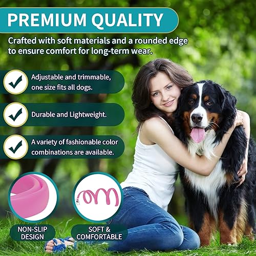 Miniatura 4 de Paquete de 4 collares antipulgas para perros, collar de pulgas y garrapatas de perro, 8 meses, prevención de tratamiento de pulgas y garrapatas para