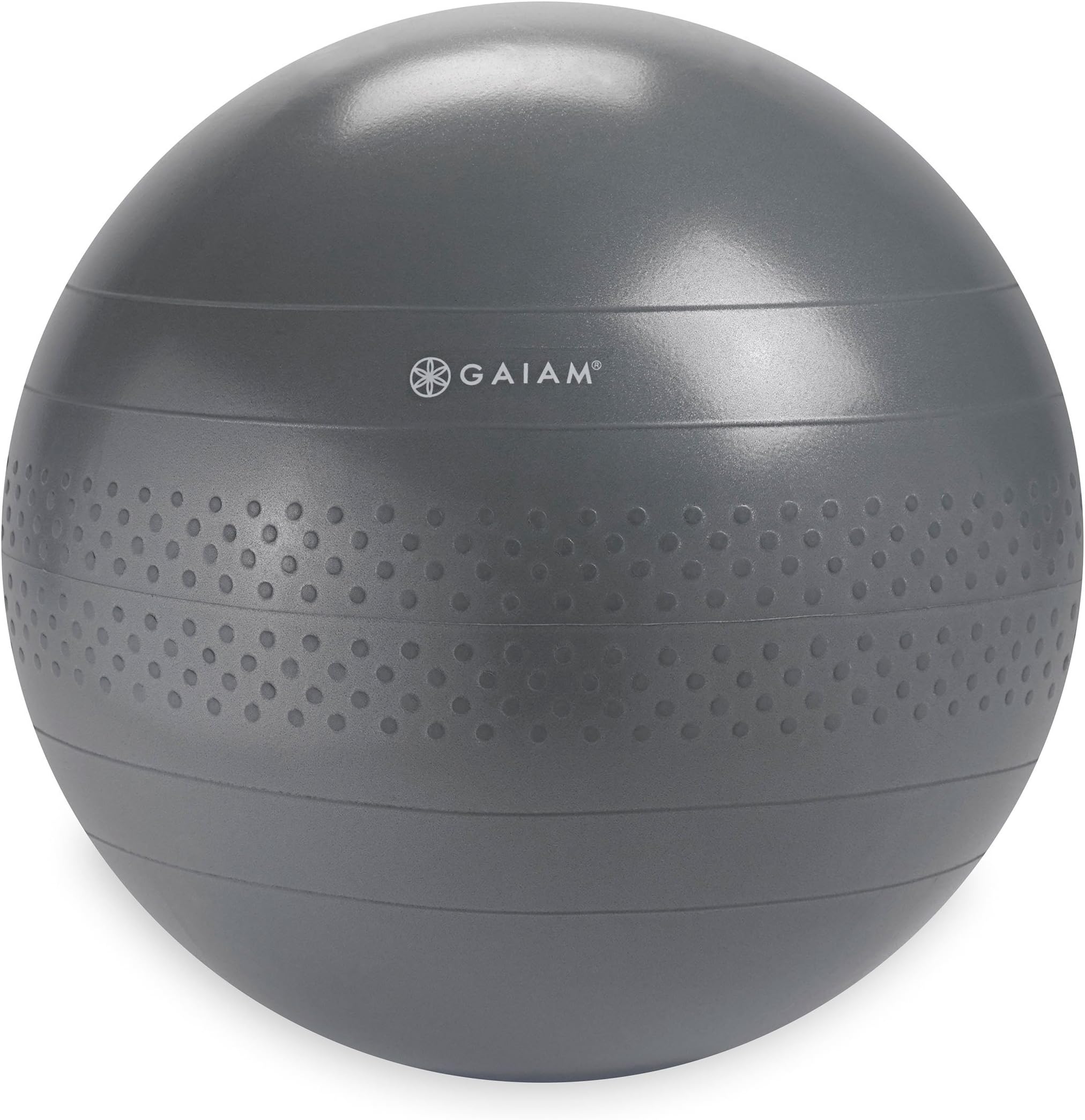Gaiam Balance Ball, Grey, 65cm