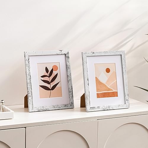 Vista 199 de eletecpro Juego de 10 marcos de fotos de 8 x 10 pulgadas, collage de fotos, decoración de pared, fotos de 5 x 7 con paspartú o de 8 x 10 pulgadas