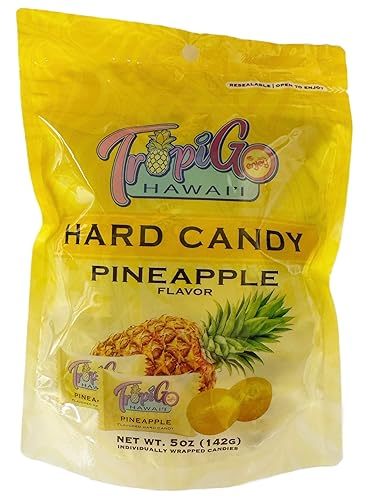 TropiGo Hawaii Tropical Hard Candy (Pineapple)
