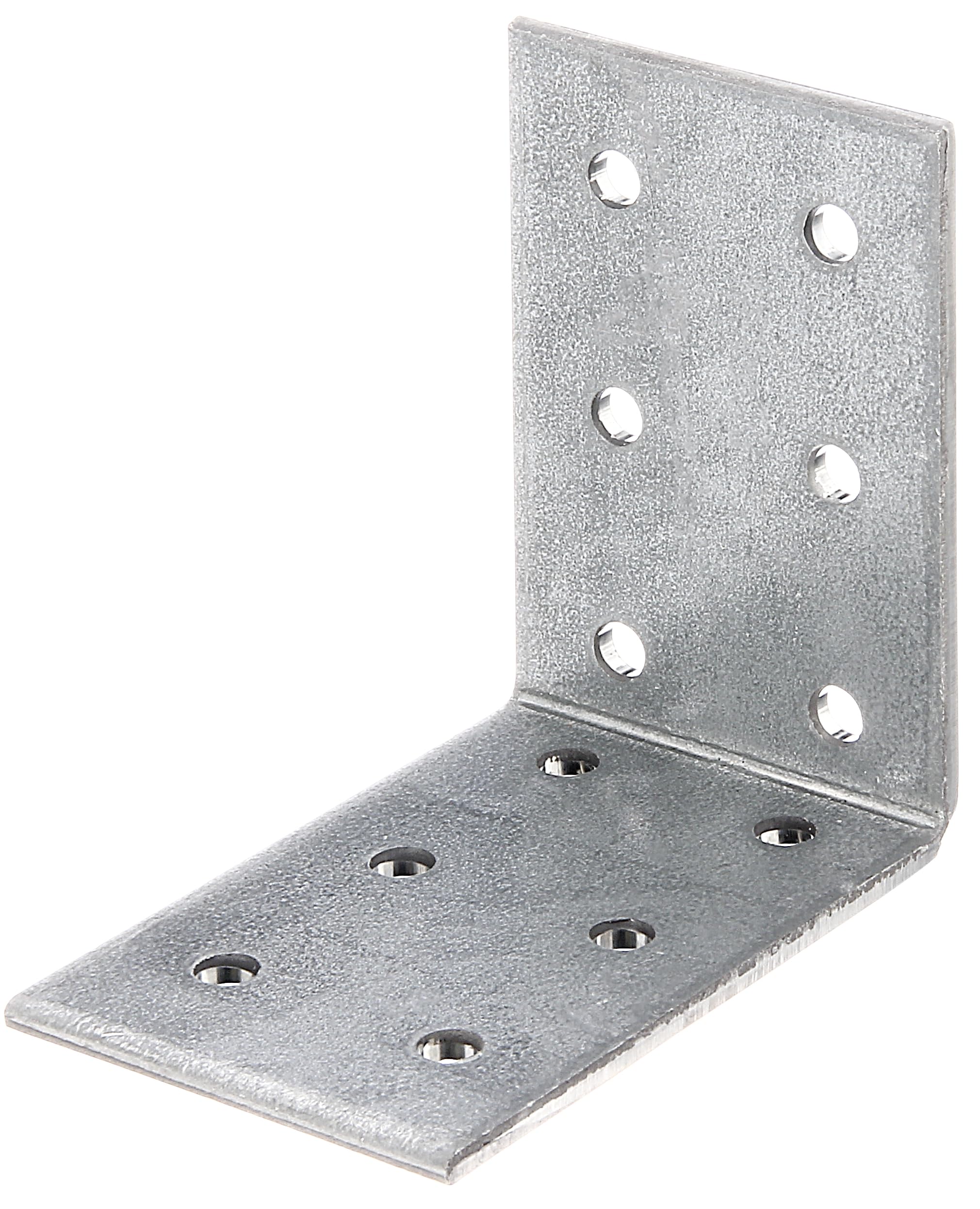 Alberts 846633 Pletina de ángulo perforada, Galvanizado Sendzimir, 60 x 60 x 40 mm, Juego de 120