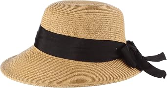 Scala Women's Paper Braid Hat with Dimensional Brim