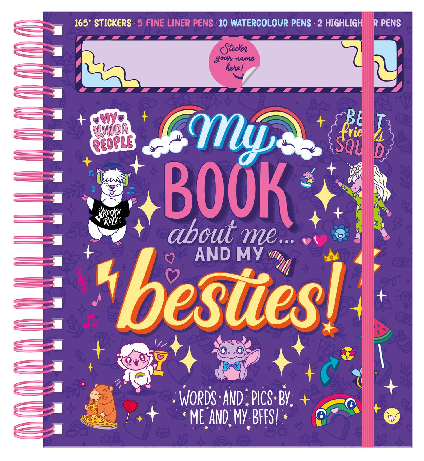 Personalised Arts & Crafts: My Book About Me And My Besties! Fill-In Activity Book for Pre-Teens to Express Creativity & Track Emotions