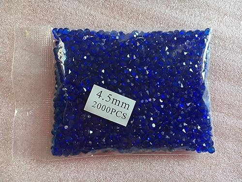 Miniatura 4 de Jane Shop Diamantes acrílicos, cristales redondos de imitación de color acrílico de 0.177 in, gemas del tesoro, cristales de confeti de mesa para