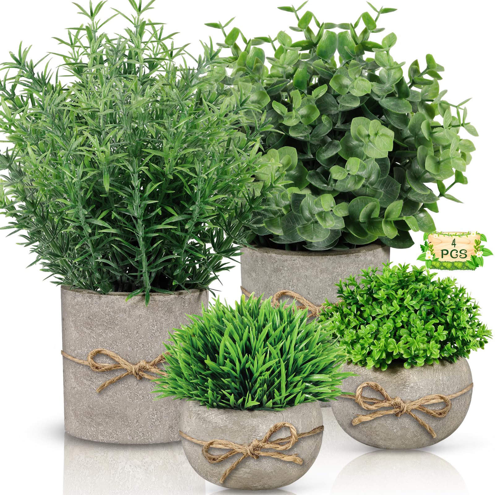 3 Plantes Artificielles Tombantes En Pot – Fausse Plante Suspendue Réaliste Pour Déco Chambre Salle De Bain Bureau